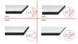 Стільниця HPL Compact плита FunderMax 0328 FH (Fine Hammer) Brushed Aluminium 12мм, чорне ядро  0